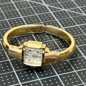 Vintage Gruen Precision‎ Engraved Women's Bangle Watch 1/2010K.G.F. Untested